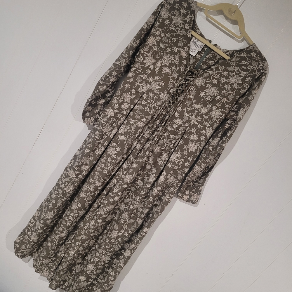 Canadian Vintage Dalmys 80s Boho Country Charm Wide Legged Jumper